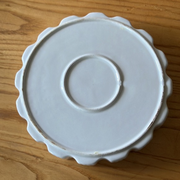 Vintage Fluted Quiche au Fromage Recipe Dish. - Picture 4 of 4